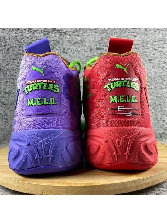 Puma LaMelo Ball MB.04 x TMNT Raphael & Donatello Size 11 Men 312055-01